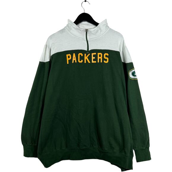 Green Bay Packers Quarter-Zip Crewneck - Picture 1 of 8